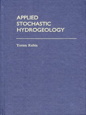 cover image of Applied Stochastic Hydrogeology